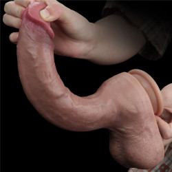LoveToy Nature Cock Gode réaliste Nature Cock Veiny 20 x 5cm Métis